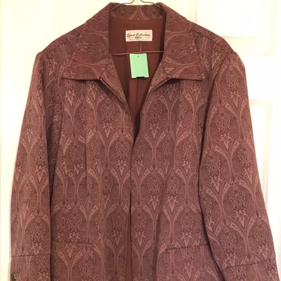 Vintage Dusky Pink Zip Jacket - Picture 1 of 6